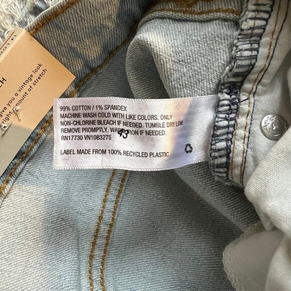 NWT Universal Thread Straight Leg Vintage Stretch High Rise Jeans 14 Long Tall - Picture 9 of 10